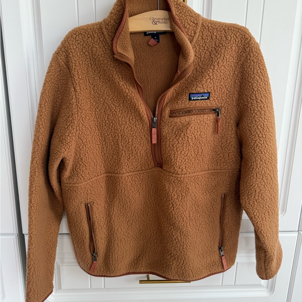 Patagonia Tan Fleece Jacket